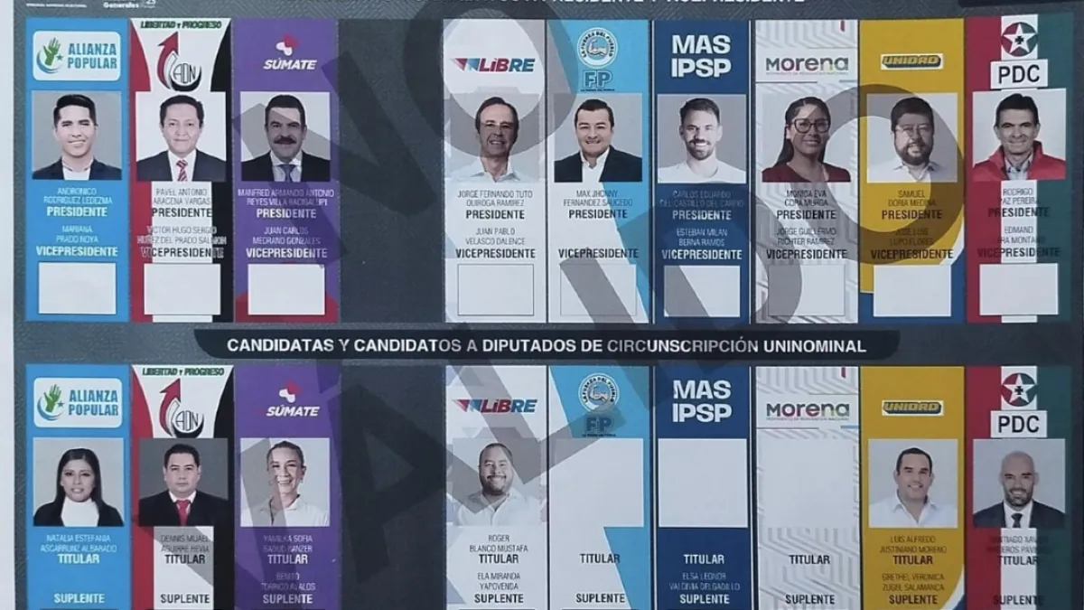 Un candidato presidencial plantea sustituir postulantes minutos antes del 13 de agosto, según vocal Tahuichi