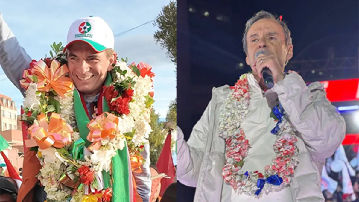 Cómputo de las elecciones generales llega al 100% y se confirma balotaje entre Rodrigo Paz y Tuto Quiroga