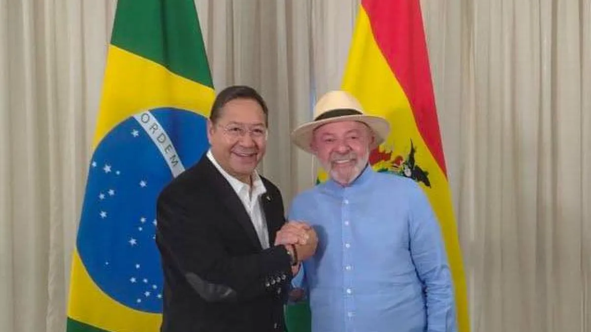 Arce se reúne con Lula en Brasil y coinciden dar continuidad a los proyectos bilaterales