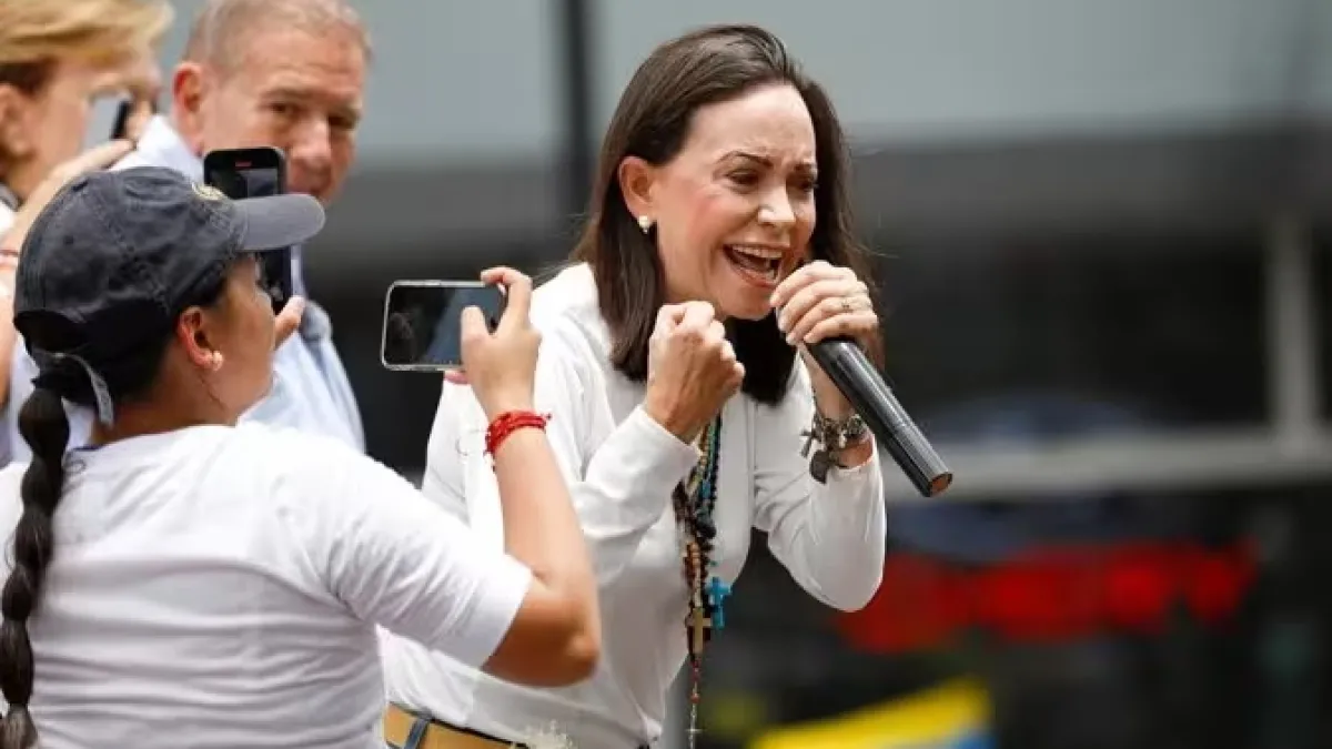 La opositora venezolana María Corina Machado, premio Nobel de la Paz 2025