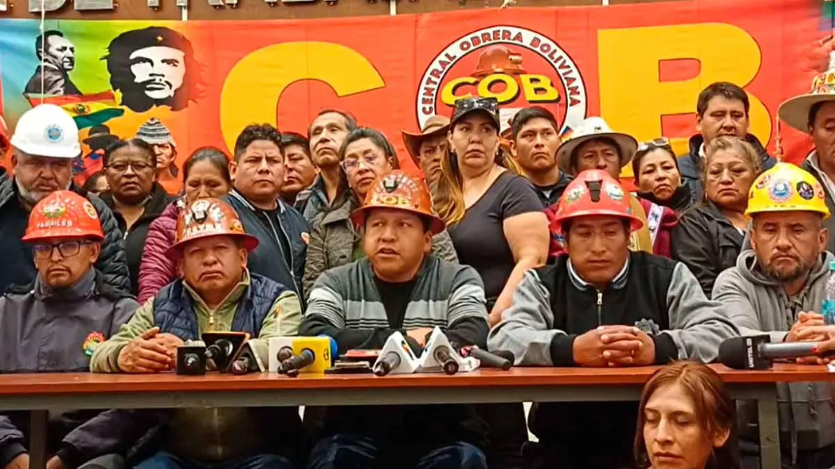 COB demanda que se cumpla el acta de acuerdo y se le convoque para tratar el nuevo decreto