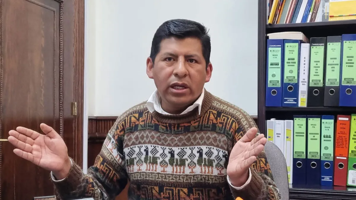 Tahuichi propone construir una cárcel en Milluni para que delincuentes “empiecen a temblar”